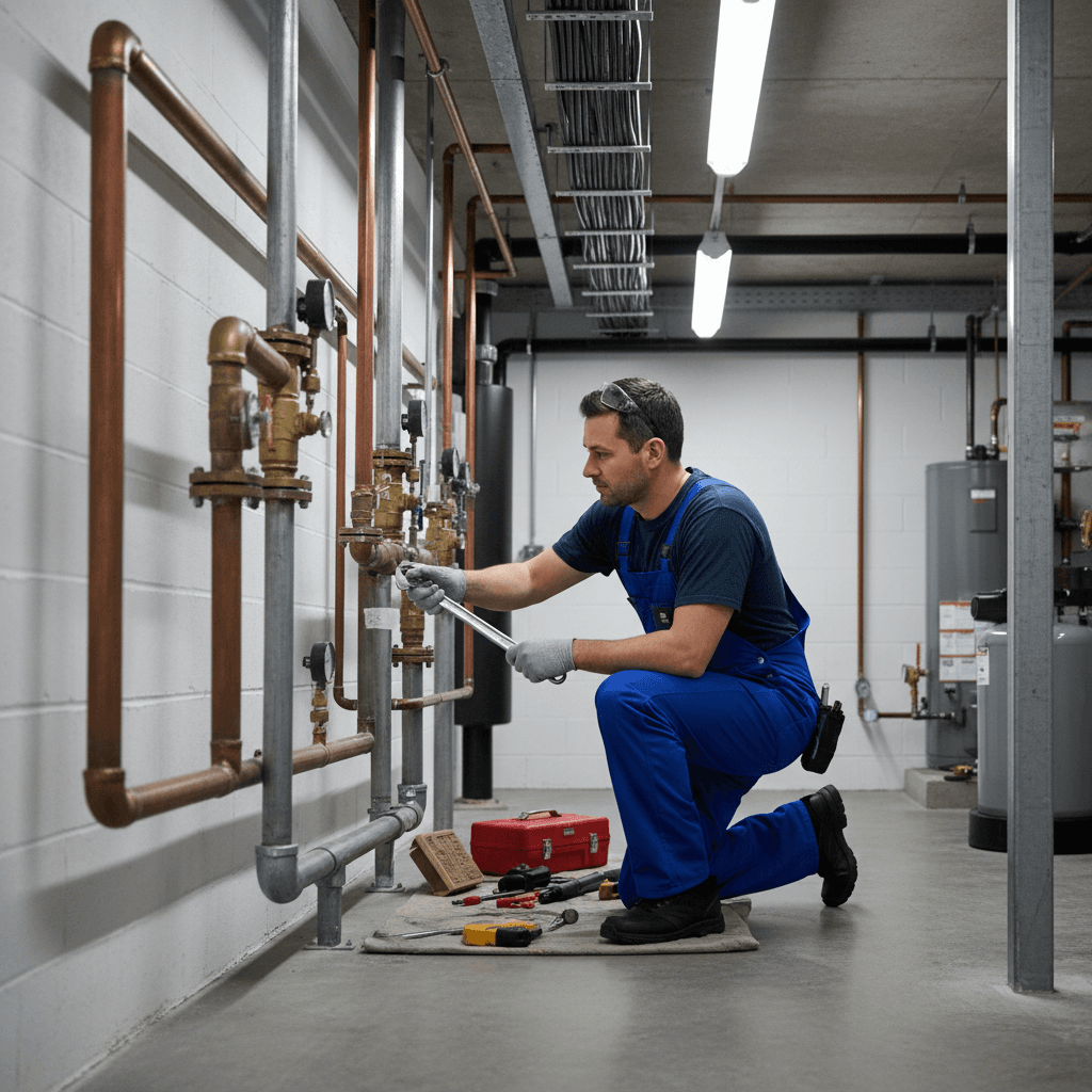 Commercial plumbing repair